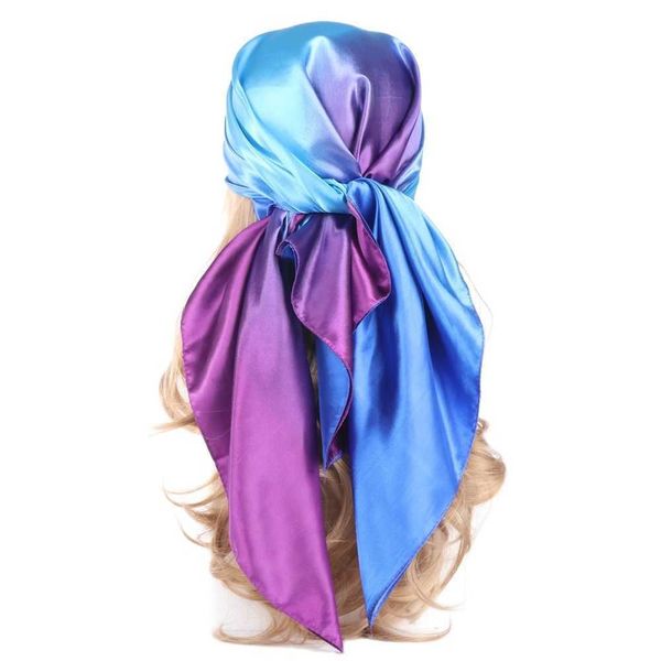 sarongs gradient silk scarf headwraps for women fashion hair accessories foulard femme luxe bandana cheveux hijab headscarf hoofddoek p23032, Blue;gray
sarongs gradient silk scarf headwraps for women fashion hair accessories foulard femme luxe bandana cheveux hijab headscarf hoofddoek p23032, Blue;gray