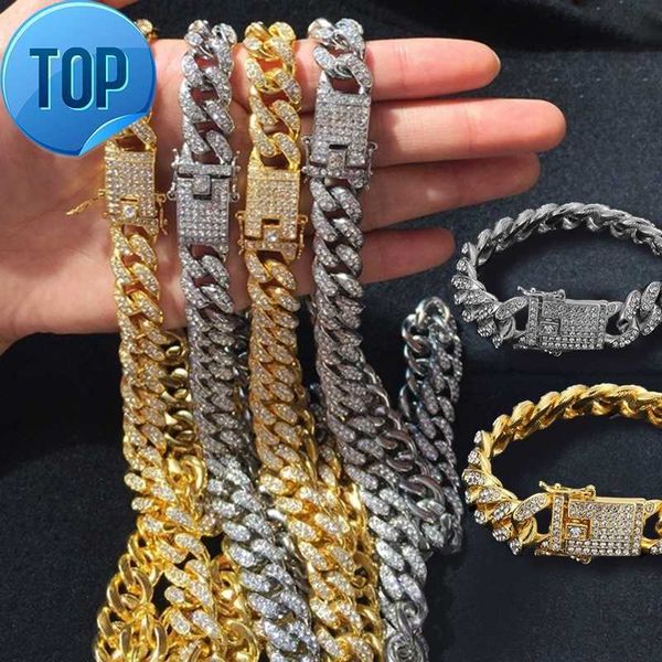 hip hop jewelry mens gold silver miami cuban link chain necklaces fashion bling diamond iced out chian necklace for women bracelet yay005
hip hop jewelry mens gold silver miami cuban link chain necklaces fashion bling diamond iced out chian necklace for women bracelet yay005
