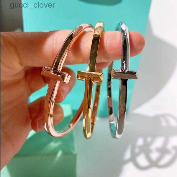 factory designer bangle fashion jewelry lady women bangle titanium steel t letter double open bracelet 3 color qbr3, Black
factory designer bangle fashion jewelry lady women bangle titanium steel t letter double open bracelet 3 color qbr3, Black