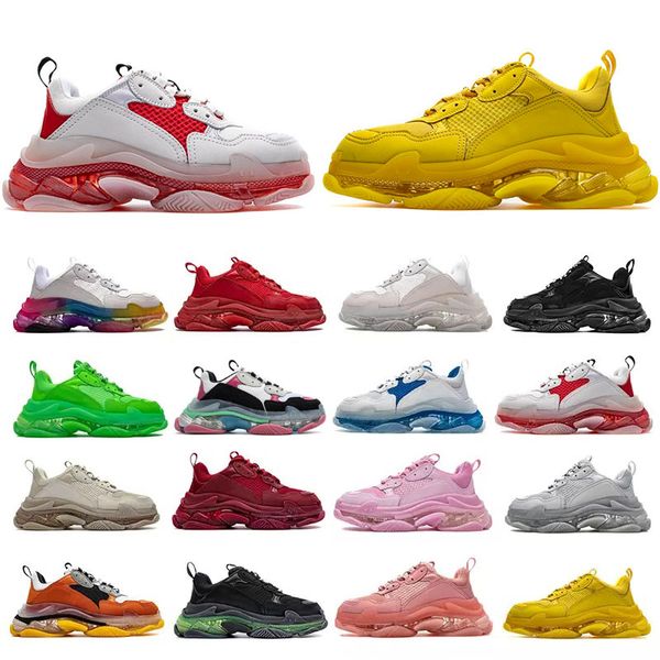 17fw triple s men women dad shoes sneaker clear bubble bottom black red pink green yellow grey multi color old grandpa trainer sports sneake
17fw triple s men women dad shoes sneaker clear bubble bottom black red pink green yellow grey multi color old grandpa trainer sports sneake