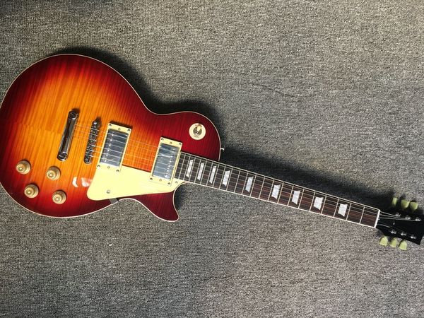 classic custom shop 58 sunburst color lp electric guitar,mahogany solid body guitarra, fret binding
classic custom shop 58 sunburst color lp electric guitar,mahogany solid body guitarra, fret binding