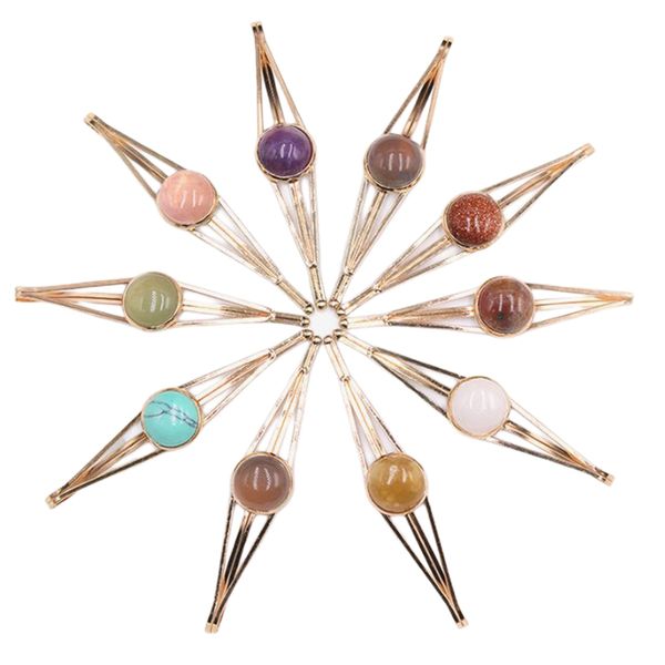 fashionable gold alloy hair slide clips with colorful natural gemstone beads for womens, Golden;silver
fashionable gold alloy hair slide clips with colorful natural gemstone beads for womens, Golden;silver