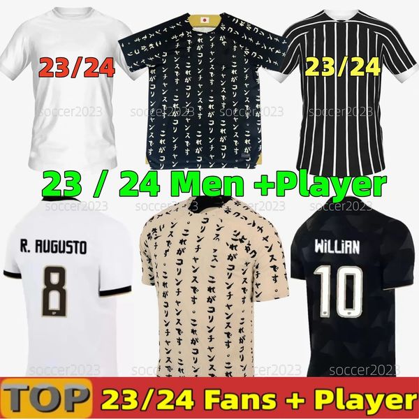 23 24 corinthian soccer jerseys player version camisa maycon willian roger guedes gil jo fagner augusto giuliano paulinho joao victor luan 2, Black;yellow
23 24 corinthian soccer jerseys player version camisa maycon willian roger guedes gil jo fagner augusto giuliano paulinho joao victor luan 2, Black;yellow