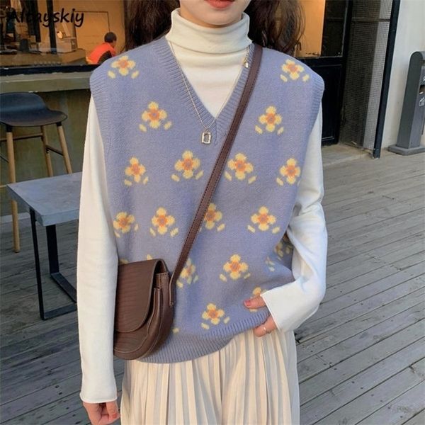 women's vests women's sleeveless v-neck flower jacquard elegant korean knitting spring autumn full match college women 230403, Black;white
women's vests women's sleeveless v-neck flower jacquard elegant korean knitting spring autumn full match college women 230403, Black;white