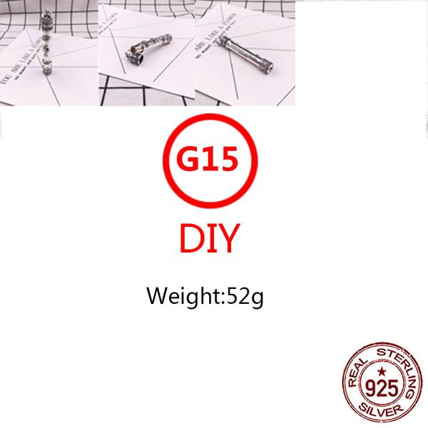 g15 s925 sterling silver ignition appliance business gift personalized fashion punk hip hop style jewelry cross flower letter shape, Black
g15 s925 sterling silver ignition appliance business gift personalized fashion punk hip hop style jewelry cross flower letter shape, Black