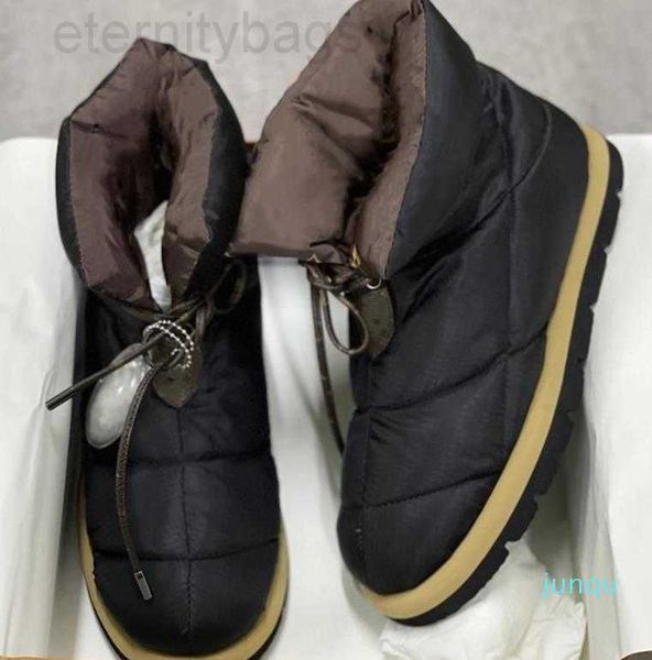 p triangle prad down luxury pillow shoes women flat ankle boots soft lightweight bottom winter lace-up snow boots quality 64, Black
p triangle prad down luxury pillow shoes women flat ankle boots soft lightweight bottom winter lace-up snow boots quality 64, Black
