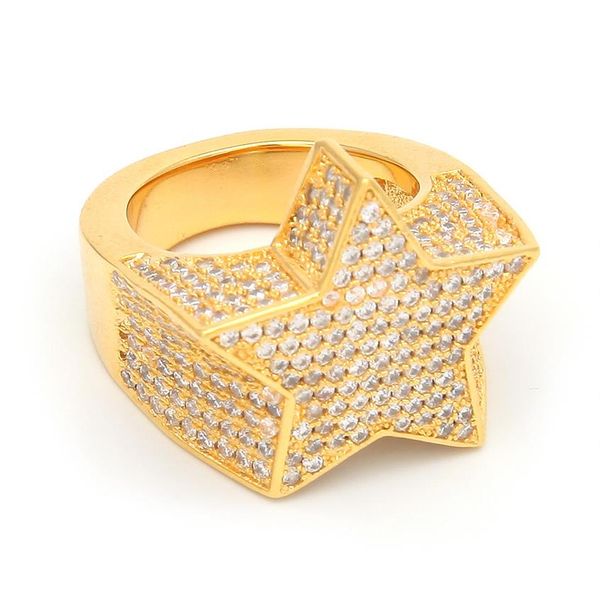 men copper gold silver color plated exaggerate iced out cz stone star shape ring jewelry n75358o, Golden;silver
men copper gold silver color plated exaggerate iced out cz stone star shape ring jewelry n75358o, Golden;silver