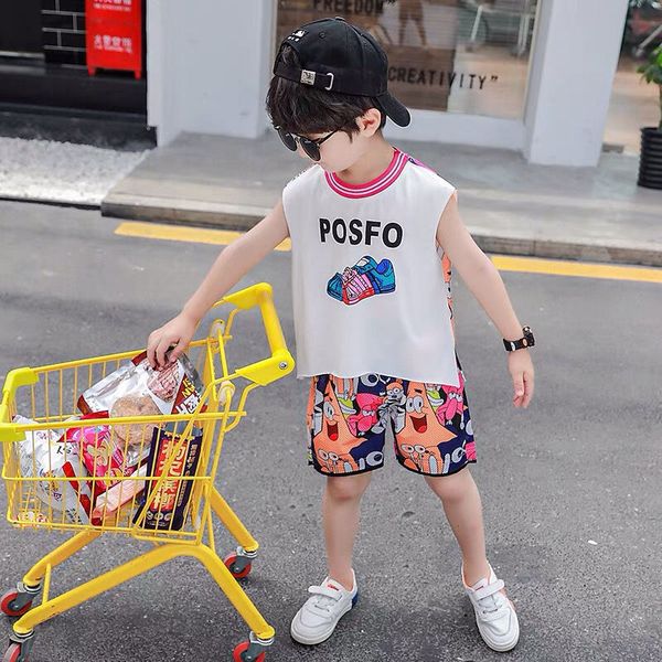 kids vest undershirts summer clothing sets for boys and girls shirt 2 pieces parcel child simple style and pants, White
kids vest undershirts summer clothing sets for boys and girls shirt 2 pieces parcel child simple style and pants, White
