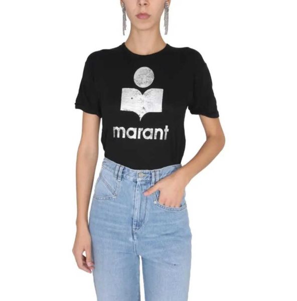 2023ss isabel marant women designer fashion classic t shirt is letter sequin print casual versatile bamboo cotton pullover short sleeve t-sh, White
2023ss isabel marant women designer fashion classic t shirt is letter sequin print casual versatile bamboo cotton pullover short sleeve t-sh, White