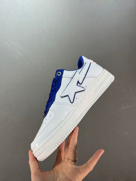 with box 2023 bapesta running shoes men women white navy patent leather sports sneaker
with box 2023 bapesta running shoes men women white navy patent leather sports sneaker