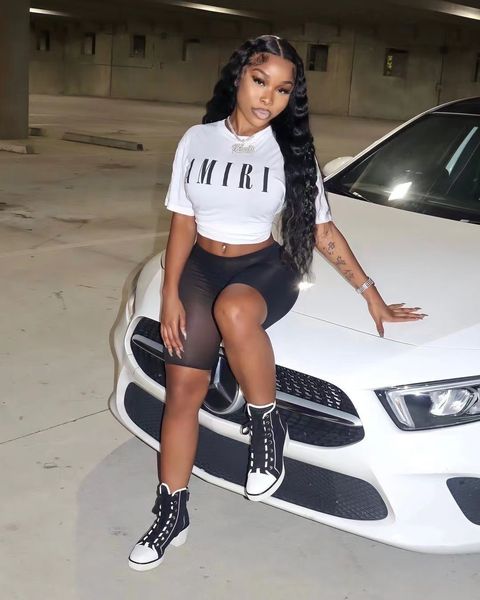women s t shirt y8208 european and american women s style solid color letter printing fashion short sleeved t shirt 230403, White
women s t shirt y8208 european and american women s style solid color letter printing fashion short sleeved t shirt 230403, White