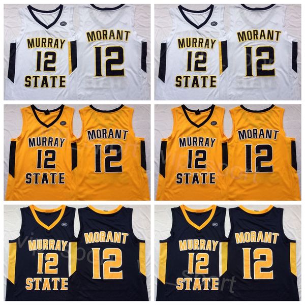 college murray state racers jersey ja morant 12 basketball university shirt team navy blue white yellow color embroidery for sport fans brea, Black
college murray state racers jersey ja morant 12 basketball university shirt team navy blue white yellow color embroidery for sport fans brea, Black