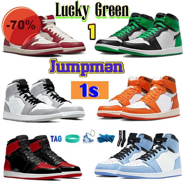 1 jumpman 1s mens basketball shoes high og sneaker lucky green chicago lost and found patent bred true university blue dark mocha men women
1 jumpman 1s mens basketball shoes high og sneaker lucky green chicago lost and found patent bred true university blue dark mocha men women