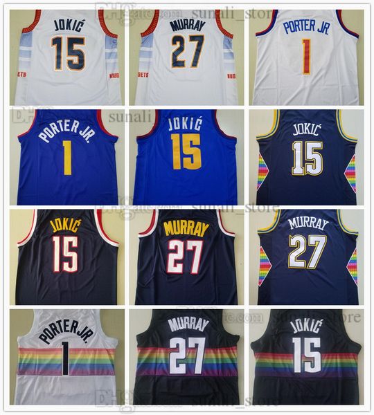 embroidery men basketball jokic jerseys michael 1 porter jr. jamal 27 murray 15 nikola all stitched, Black;red
embroidery men basketball jokic jerseys michael 1 porter jr. jamal 27 murray 15 nikola all stitched, Black;red