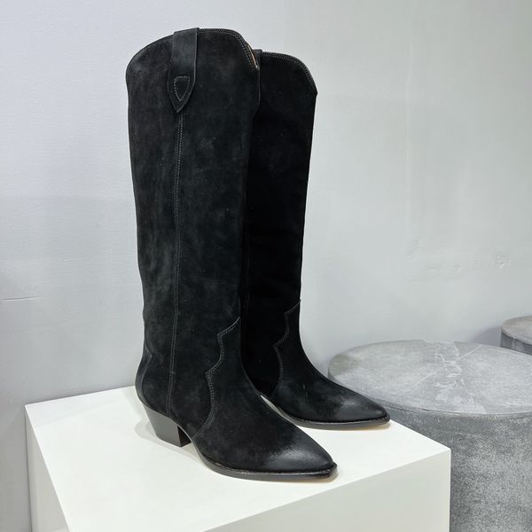 women shoes isabel denvee boots marant suede knee-high tall paris fashion perfect denvee boots original genuine leather real ps, Black
women shoes isabel denvee boots marant suede knee-high tall paris fashion perfect denvee boots original genuine leather real ps, Black