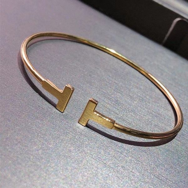 luxury designer jewelry bangles (bracelets 925 silver double t glossy bracelet temperament full influencer style valentine's day gift, Black
luxury designer jewelry bangles (bracelets 925 silver double t glossy bracelet temperament full influencer style valentine's day gift, Black