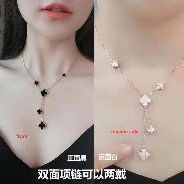 classic fashion pendant necklaces for women elegant 4/four leaf clover locket necklace highly quality choker chains designer jewelry 18k pla, Silver
classic fashion pendant necklaces for women elegant 4/four leaf clover locket necklace highly quality choker chains designer jewelry 18k pla, Silver