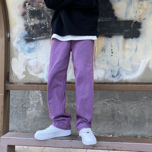 men's jeans korean fashion men's jeans purple green loose fit straight retro casual street clothing skateboarding dance denim carg, Blue
men's jeans korean fashion men's jeans purple green loose fit straight retro casual street clothing skateboarding dance denim carg, Blue