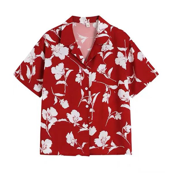 men's casual shirts men clothing blouse summer flower print vintage short sleeve hawaiian shirt fast drying beach red 230403, White;black
men's casual shirts men clothing blouse summer flower print vintage short sleeve hawaiian shirt fast drying beach red 230403, White;black