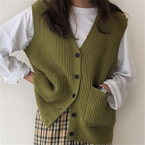 women's vests women's soft elastic simple basic japanese v-neck solid open seam women's knitted sweater dress retro korean fu, Black;white
women's vests women's soft elastic simple basic japanese v-neck solid open seam women's knitted sweater dress retro korean fu, Black;white