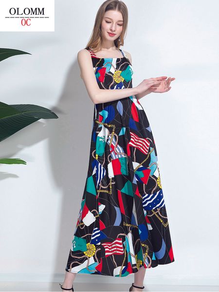 casual dresses olomm fvl4071-8 women's dress without sleeve summer printing suspender skirt ankle suspender skirt fashion 230331, Black;gray
casual dresses olomm fvl4071-8 women's dress without sleeve summer printing suspender skirt ankle suspender skirt fashion 230331, Black;gray