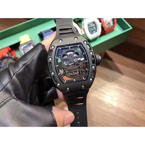 designer watch richar men's mechanical skeleton series rubber watchband 50x43mm japan west iron city movement 316 fine steel sports zj, Slivery;black
designer watch richar men's mechanical skeleton series rubber watchband 50x43mm japan west iron city movement 316 fine steel sports zj, Slivery;black