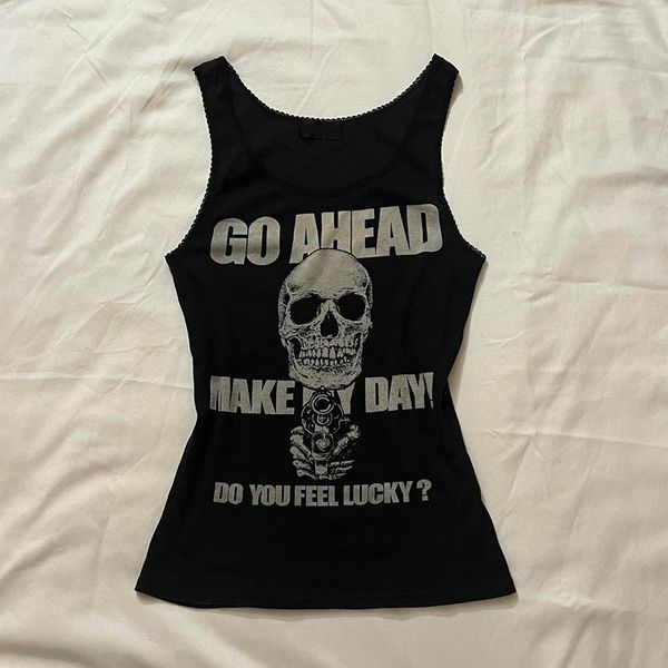 women s tanks camis y2k aesthetic women vintage black vest harajuku skull print tank hip hop rock punk style sleevless skinny cropped clothe, White
women s tanks camis y2k aesthetic women vintage black vest harajuku skull print tank hip hop rock punk style sleevless skinny cropped clothe, White