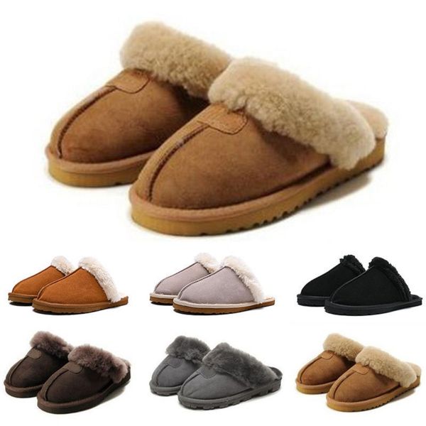 women's tasman slipper boots new design women casual slippers cotton shoe 36-44, Black