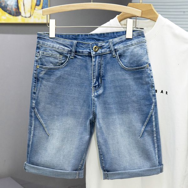 men's shorts summer casual denim shorts men's fashion blue knee pants slim fit classic men's clothing jeans 230403, White;black
men's shorts summer casual denim shorts men's fashion blue knee pants slim fit classic men's clothing jeans 230403, White;black