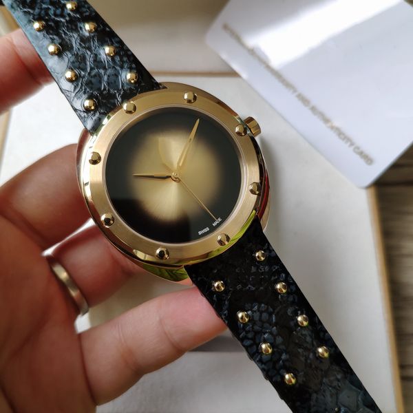 designer watch women's quartz watch gold stainless steel case 38mm original super quartz electronic movement color strap super luxury h, Slivery;brown
designer watch women's quartz watch gold stainless steel case 38mm original super quartz electronic movement color strap super luxury h, Slivery;brown