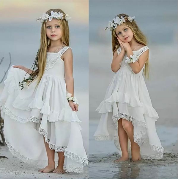 bohemian high low flower girl dresses for beach wedding pageant gowns a line boho lace appliqued kids first holy communion dress, White;blue
bohemian high low flower girl dresses for beach wedding pageant gowns a line boho lace appliqued kids first holy communion dress, White;blue