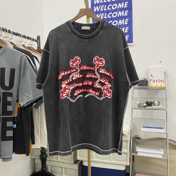 occidental high street chest patch embroidery tee american vintage washed old men's loose reversed open thread short sleeve t-shirt, White;black
occidental high street chest patch embroidery tee american vintage washed old men's loose reversed open thread short sleeve t-shirt, White;black