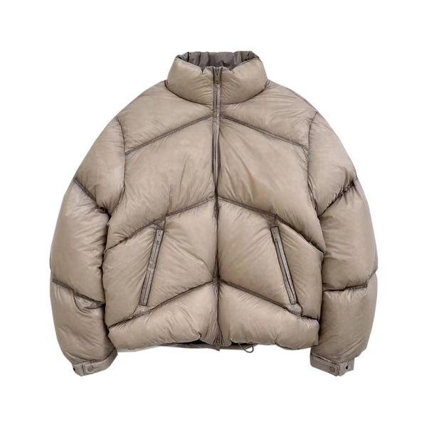 Winter Thick Stand Collar Zipper Light Cotton Jacket White Duck Down Coat Ovesize Representd XL Man, Wheat
Winter Thick Stand Collar Zipper Light Cotton Jacket White Duck Down Coat Ovesize Representd XL Man, Wheat
