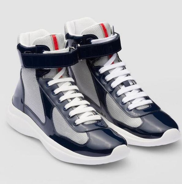 america's cup sneakers vintage casual shoes classic patent comfort shoes sole nylon and leather ceiling designer men's luxury casu, Black
america's cup sneakers vintage casual shoes classic patent comfort shoes sole nylon and leather ceiling designer men's luxury casu, Black