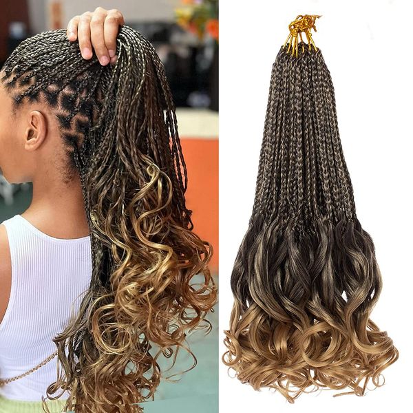 french curl crochet braids with curly ends 18 inch goddess box braids spanish curls braiding hair wavy crochet hair for women, Black
french curl crochet braids with curly ends 18 inch goddess box braids spanish curls braiding hair wavy crochet hair for women, Black