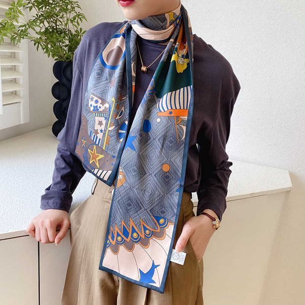 sarongs new french retro streamer 17*155 imitation silk flat-angle long silk scarf decoration tie bag tie neck big streamer p230323, Blue;gray
sarongs new french retro streamer 17*155 imitation silk flat-angle long silk scarf decoration tie bag tie neck big streamer p230323, Blue;gray