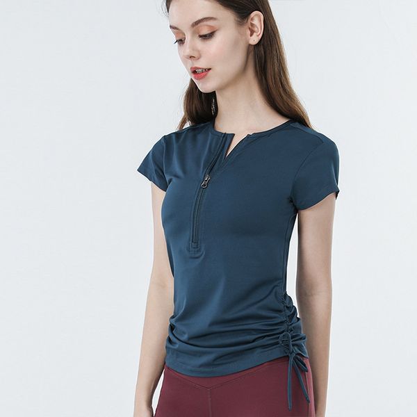 new lu women's athletic t-shirt nude short sleeve yoga running t-shirts for gym outdoor workout with drawstring quick dry stretch fabr
new lu women's athletic t-shirt nude short sleeve yoga running t-shirts for gym outdoor workout with drawstring quick dry stretch fabr