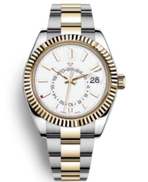 men watch sky automatic mechanical 2813 movement watches stainless steel 40mm luminous fashion business wristwatch u1 designers, Slivery;brown
men watch sky automatic mechanical 2813 movement watches stainless steel 40mm luminous fashion business wristwatch u1 designers, Slivery;brown