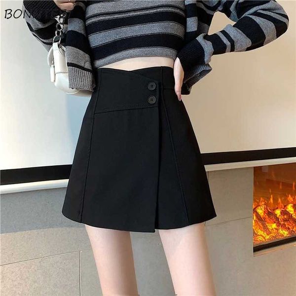 skirts shorts women irregular cozy autumn all-match college ladies simple trendy pure design korean style leisure basic feminino p230403, Black
skirts shorts women irregular cozy autumn all-match college ladies simple trendy pure design korean style leisure basic feminino p230403, Black