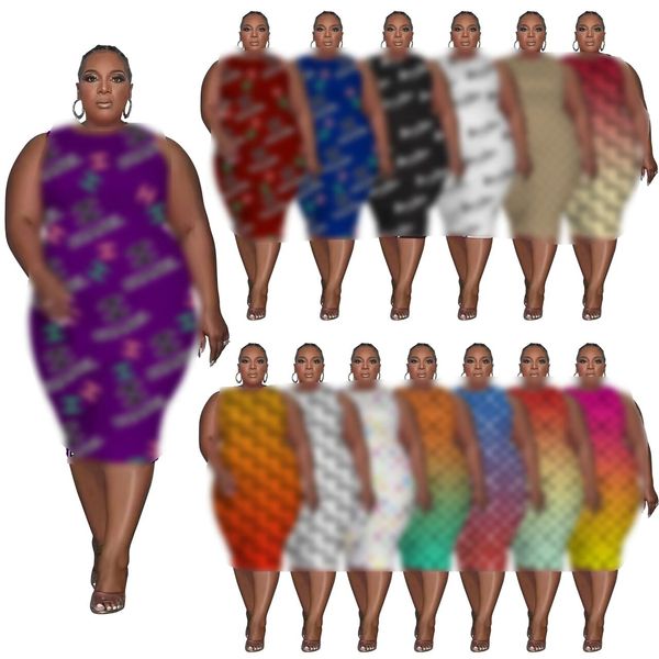 women's plus size cy9085 summer popular large fashion print sleeveless dress, Black
women's plus size cy9085 summer popular large fashion print sleeveless dress, Black