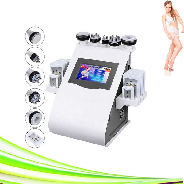 vacuum cavitation system fat cavitation slimming machine 6 in 1 portable lipolaser body slimmer ems sculpting radio frequency rf 40k body un 
vacuum cavitation system fat cavitation slimming machine 6 in 1 portable lipolaser body slimmer ems sculpting radio frequency rf 40k body un