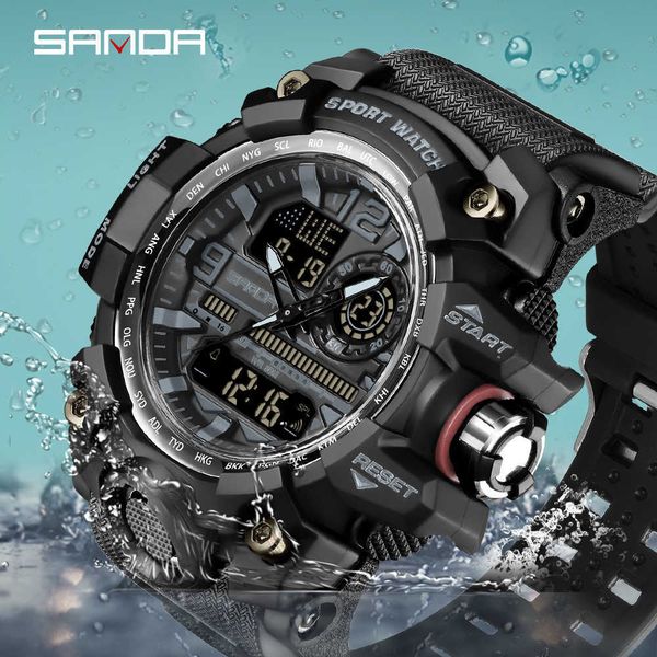 wristwatches sanda 2023 g style new men's watches 50m waterproof shock sports military quartz watch for male digital wristwatch clock 3, Slivery;brown
wristwatches sanda 2023 g style new men's watches 50m waterproof shock sports military quartz watch for male digital wristwatch clock 3, Slivery;brown