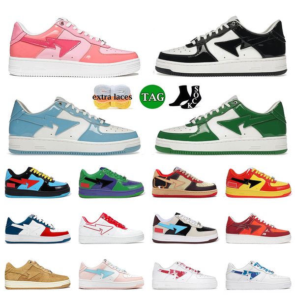 2023 arrival bapestas running shoes designer baped sta sk8 trainers camo combo pink black white blue green bapesta plate-forme bapestar snea
2023 arrival bapestas running shoes designer baped sta sk8 trainers camo combo pink black white blue green bapesta plate-forme bapestar snea