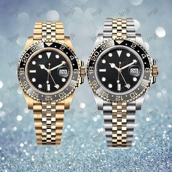 luxury watch mens watches 40mm automatic mechanical watch stainless steel blue black ceramic sapphire wristwatches montre de luxe, Slivery;golden
luxury watch mens watches 40mm automatic mechanical watch stainless steel blue black ceramic sapphire wristwatches montre de luxe, Slivery;golden