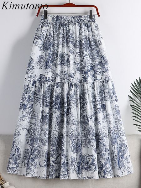 skirts kimutomo vintage ink printing pleated leather women's elegant high elastic waist fold design versatile big swing long skirts 230, Black
skirts kimutomo vintage ink printing pleated leather women's elegant high elastic waist fold design versatile big swing long skirts 230, Black