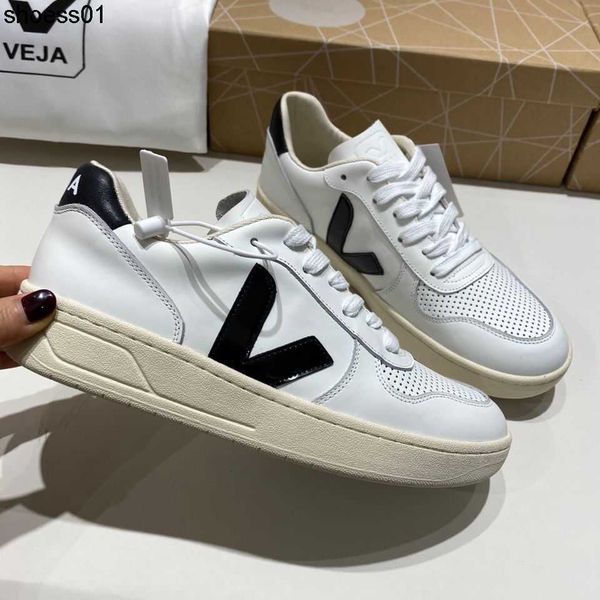 2023 new little white dunks shoes women's genuine leather lacing casual shoes stars same thick sole couple shoes, Black