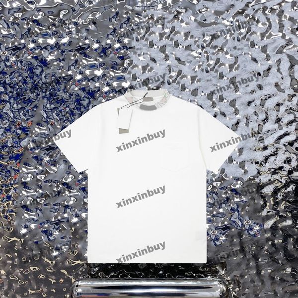 xinxinbuy men designer tee t shirt 23ss paris flower jacquard collar milan short sleeve cotton women black white blue gray xs-2xl, Black;brown
xinxinbuy men designer tee t shirt 23ss paris flower jacquard collar milan short sleeve cotton women black white blue gray xs-2xl, Black;brown