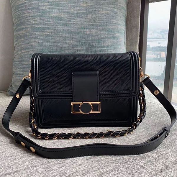2023 new 9a l bag designer shoulder handbags luxury chain bag genuine leather flap bags mini dauphine 25cm level replication evening bag m56, Black
2023 new 9a l bag designer shoulder handbags luxury chain bag genuine leather flap bags mini dauphine 25cm level replication evening bag m56, Black
