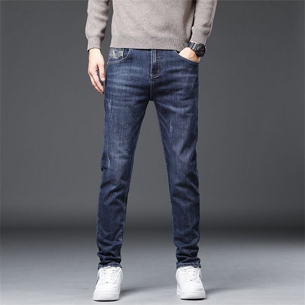 men's jeans early spring men's casual slim fit straight jeans casual men's jeans 230403, Blue
men's jeans early spring men's casual slim fit straight jeans casual men's jeans 230403, Blue