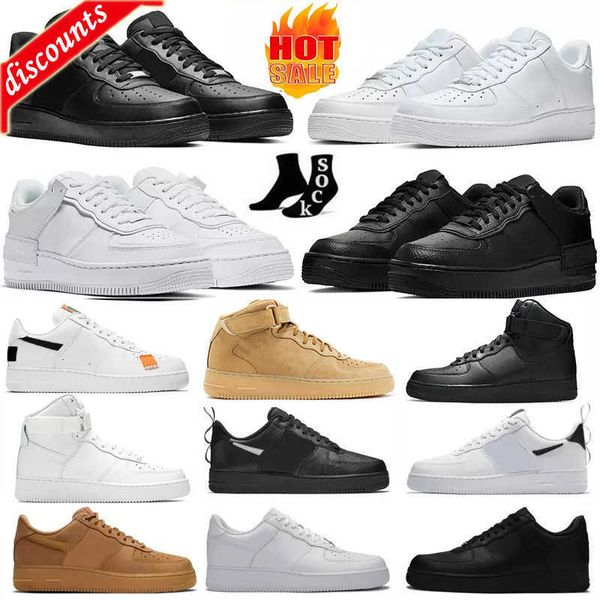 2023 running shoes women men platform airforce 1 airforce brand flyline classic og utility sports skateboarding ones high low cut airforces, Black
2023 running shoes women men platform airforce 1 airforce brand flyline classic og utility sports skateboarding ones high low cut airforces, Black